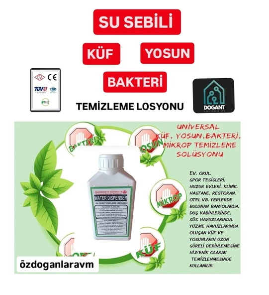 Su Sebili Akvaryum Temizleyici Sıvısı 1 LT
