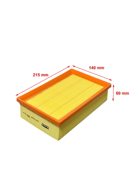 Wunder Renault Laguna I, Safrane II 2.0, 16V, 100-102 Kw, 1995-2001 Hava Filtresi - Resim 2