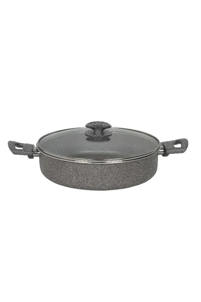 Mehtap Granit Karnıyarık Tenceresi Gri 3,2 Mm 24 Cm