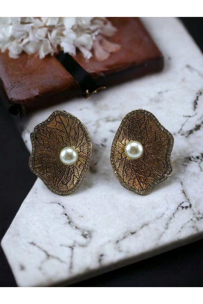 Deniz Kabuğu İnci Küpe - Resim 9