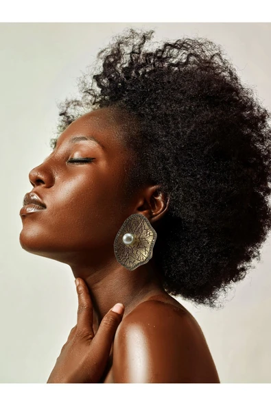 Deniz Kabuğu İnci Küpe - Resim 8