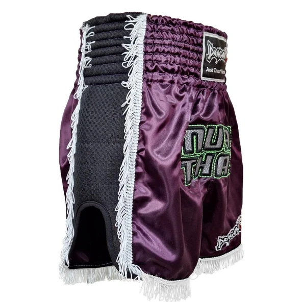 DragonDo MT3020 Apache Muaythai Şortu Mor Püsküllü Muay Thai Şortu - 2