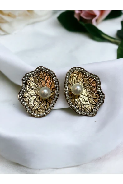 Deniz Kabuğu İnci Küpe ürün görseli