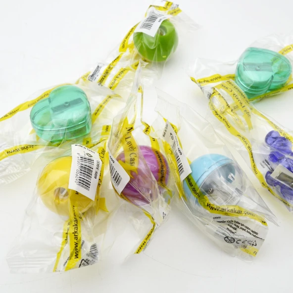 Ark Tek Bıçaklı Poşetli Kalemtıraş 48 li Plastik Büyük Kutuda Kod:609 - Resim 2