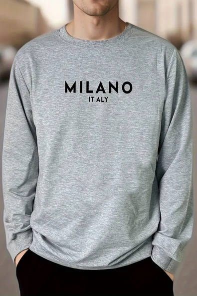 Milano Baskılı Oversize Sweatshirt ürün görseli