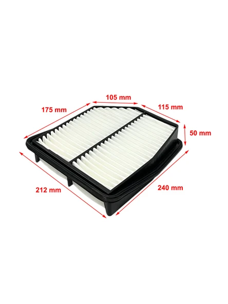 Filtron Suzuki Grand Vitara II 1.9 95 Kw, 2.4 122-124 Kw, 3.2 171 Kw 2005-2015 Büyük Tip Hava Filtresi - Resim 2