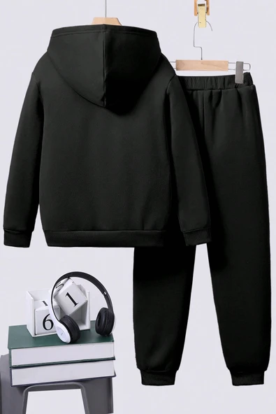 Brooklyn Baskılı Erkek - Kız Rahat Eşofman Takımı - Resim 2