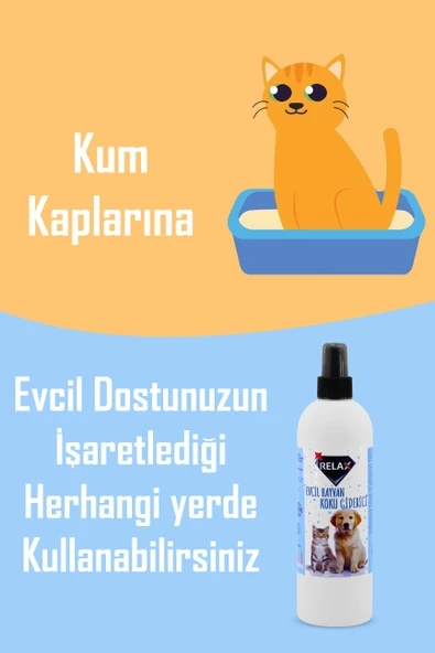 Relax Evcil Hayvan ve Kötü Koku Giderici Sprey PET Freş Oda Kokusu Hoş Fresh Kokulu 400 mL - 4