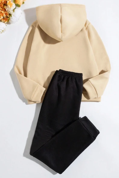 Çocuk Nope Baskılı Eşofman Takımı - Resim 2