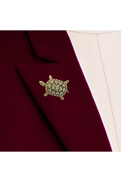 Kaplumbağa Figür Broş - 3