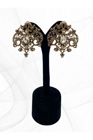 Elmas Montür Arma Küpe - Resim 2