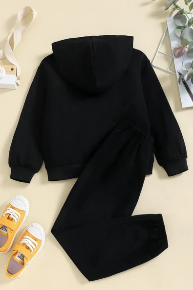 Çocuk Brooklyn Baskılı Eşofman Takımı - Resim 2