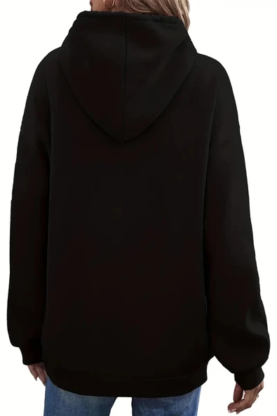 Perfectly Baskılı Oversize Sweatshirt - 10