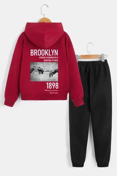 Çocuk 1898 Brooklyn Baskılı Eşofman Takımı