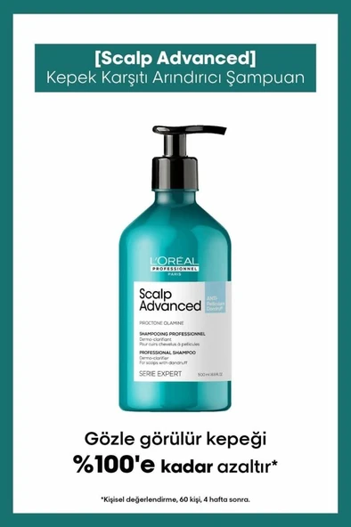 Loreal Professionnel Serie Expert Scalp Advanced Kepek Karşıtı Profesyonel Şampuan 500 ml - 1