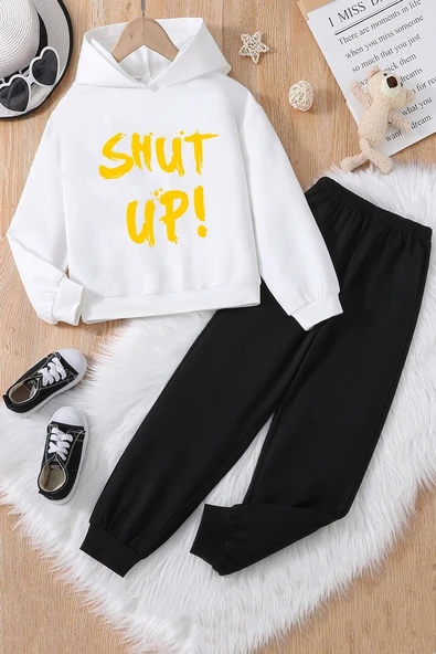 Çocuk Shut Up Eşofman Takımı ürün görseli