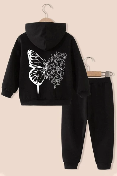 Çocuk Drawing Butterflies Eşofman Takımı