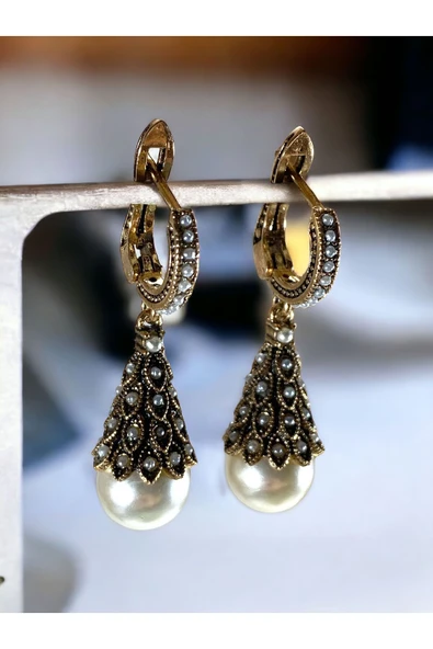 Salkım İnci Küpe - Resim 3