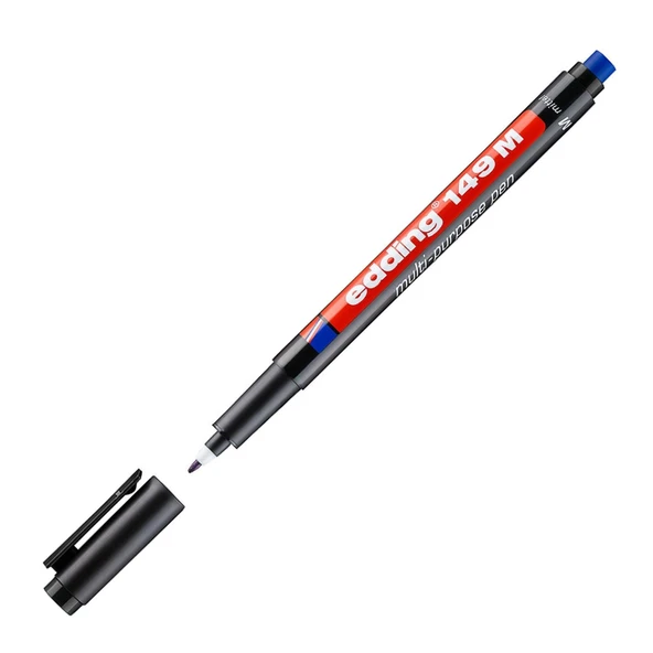 Edding 149 M Permanent Silgili Asetat Kalemi 1.0 mm 3 Renk Set - 4