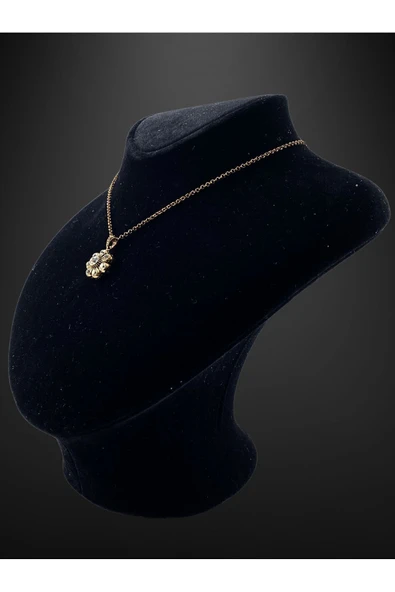 Papatya Model Zirkon Taşlı Kolye - Resim 3