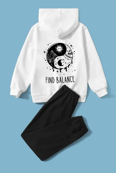 Çocuk Yin & Yang Eşofman Takımı - Resim 3