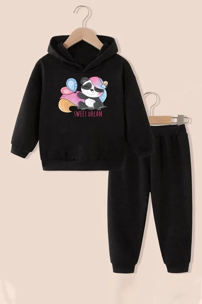 Çocuk Sweet Dream Panda Eşofman Takımı
