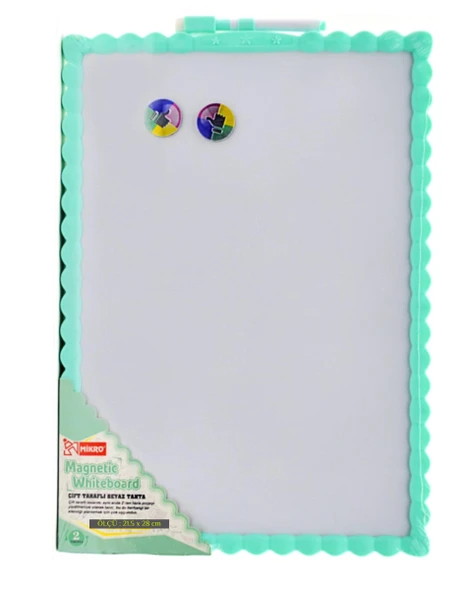 Mikro 21.5x28 Çift Taraflı Manyetik Yazı Tahtası (JL-115) - 7