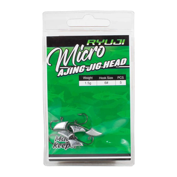 RYUJI MICRO AJING JIG HEAD  NO:1 3.5GR - 2