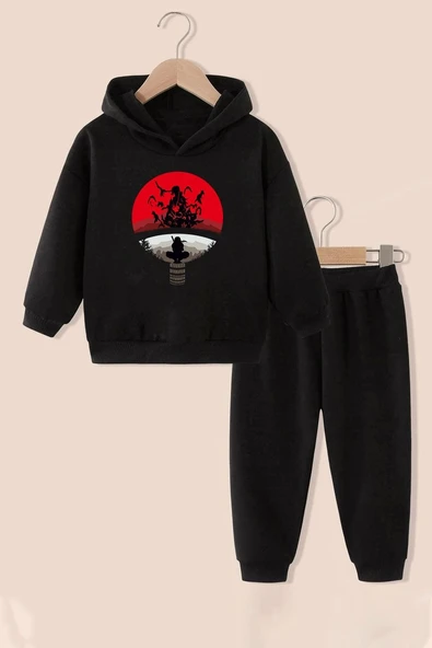 Çocuk Itachi Uchiha Eşofman Takımı