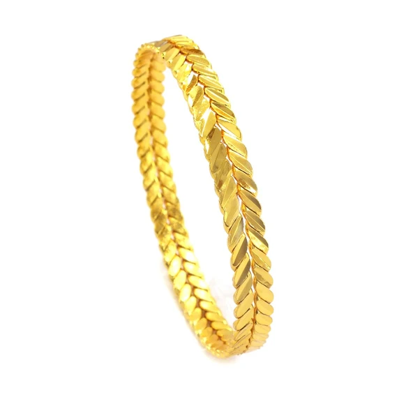 İmitasyon Başak Burma Bilezik Altın Kaplama BLZ-3096