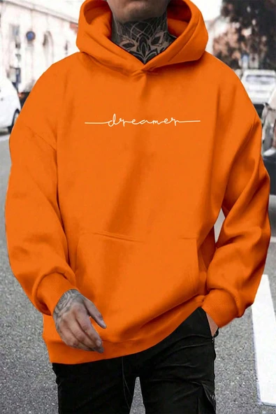 Dreamer Baskılı Oversize Sweatshirt