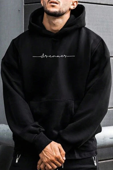 Dreamer Baskılı Oversize Sweatshirt - 3