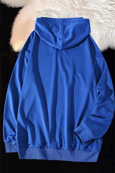 Wonderful Baskılı Oversize Sweatshirt - Resim 5