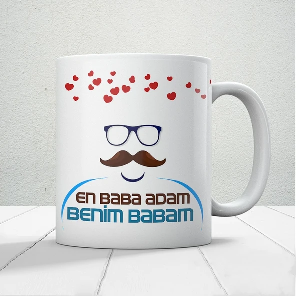 En Baba Adam Benim Babam Baskılı Babalar Günü Kupa Bardak Kahve Kupa Bardak