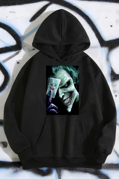 Poster Baskılı Unisex Oversize Sweatshirt ürün görseli