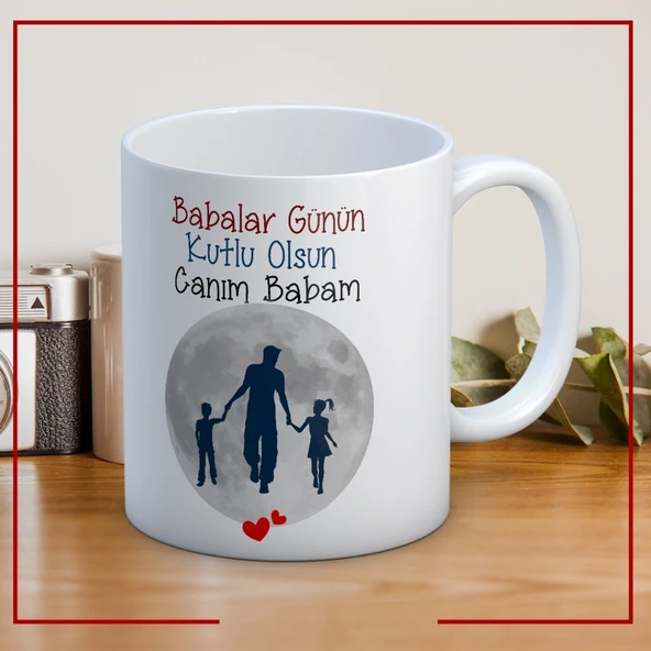 Canım Babam Baskılı Babalar Günü Kupa Bardak Kahve Kupa Bardak-Mod18