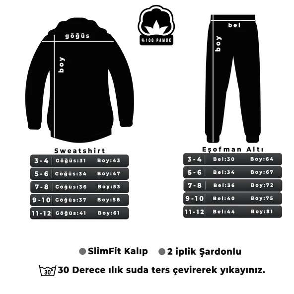 Çocuk New Jersey Eşofman Takımı - 9
