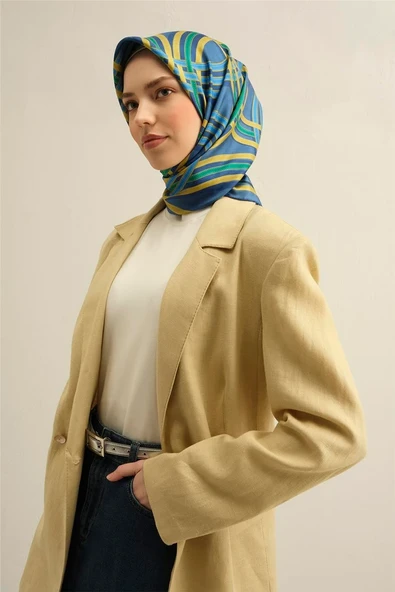 ARMİNE DJ SAF İPEK EŞARP 9333D (S) YAZ SEZON 2025 - 4