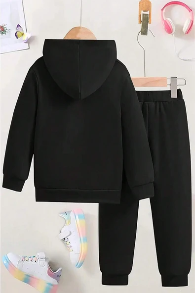 Mantar Baskılı Erkek - Kız Rahat Eşofman Takımı - Resim 6