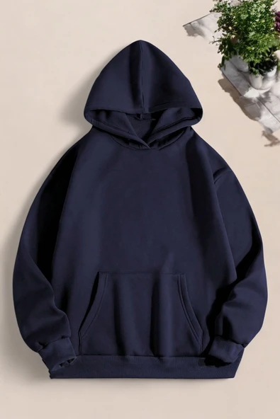 Scream Baskılı Unisex Oversize Sweatshirt - Resim 2