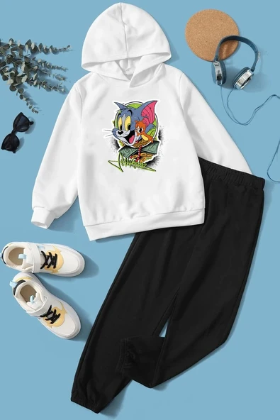 Çocuk Tom & Jerry Eşofman Takımı - 7