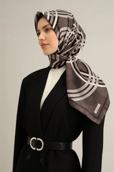 ARMİNE DJ SAF İPEK EŞARP 9333D (S) YAZ SEZON 2025 - 12