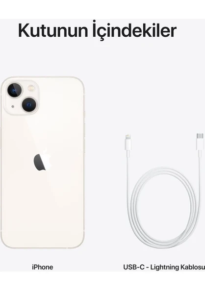 Apple iPhone 13 128 GB Yıldız Işığı (Apple Türkiye Garantili) - 7