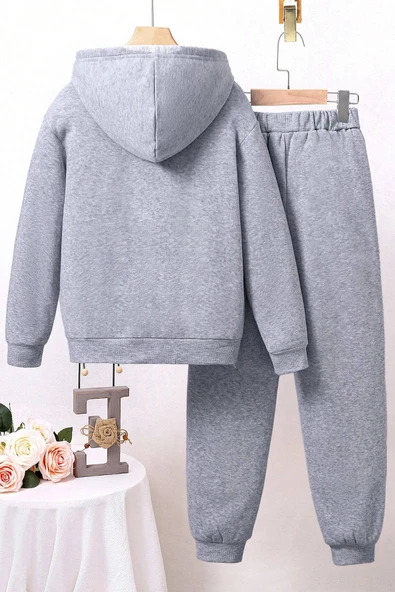 Mantar Baskılı Erkek - Kız Rahat Eşofman Takımı - Resim 2