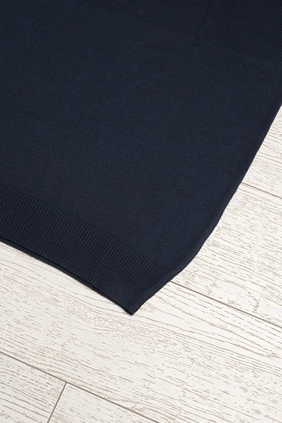 V Yaka Battal (Büyük Boy) Yünlü Kolsuz Triko Süveter - 9