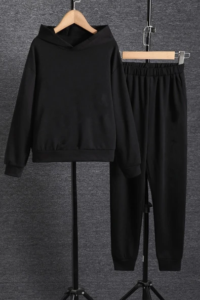 Çocuk Live in The Moment Baskılı Eşofman Takımı - Resim 2