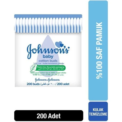 Johnsons Baby Kulak Temizleme Çubuğu 200 Adet (2 Li Set) - 3