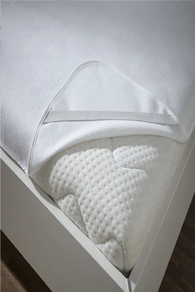 mycey Yatak Koruyucu Bebe Alez 70x140 Cm Pamuk Kumaş Sıvı Geçirmez - Resim 5