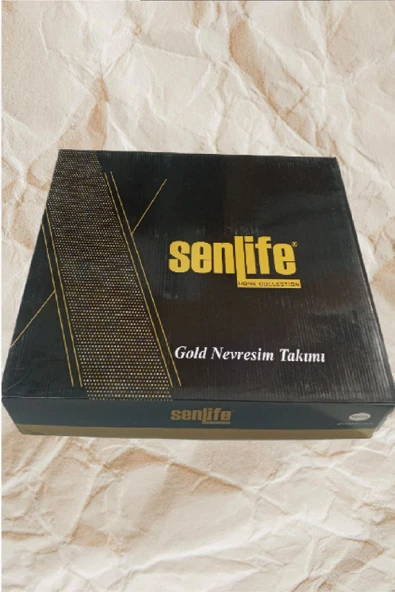 SENLİFE Senlife Kutulu Battal Çift Kişilik Ranforce Nevresim Takımı 1. Kalite Solmaz - 5