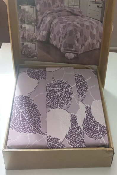 SENLİFE Senlife Kutulu Battal Çift Kişilik Ranforce Nevresim Takımı 1. Kalite Solmaz - 2